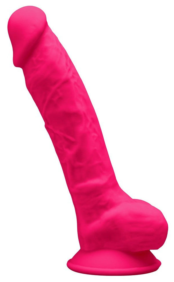 Dildo con ventosa e testicoli Premium Dual Density