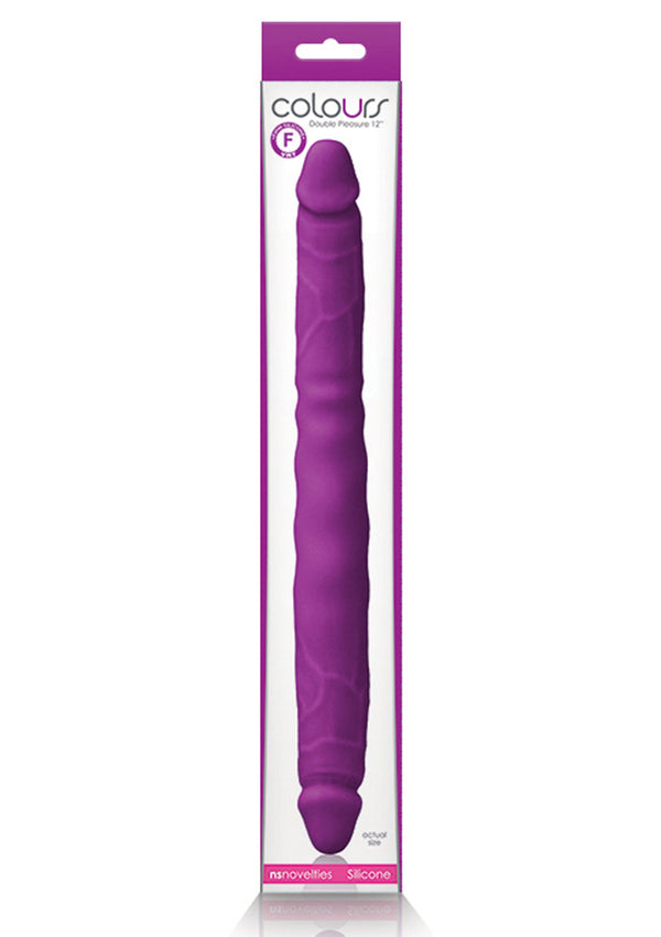 Dildo doppio in silicone nsnovelties viola