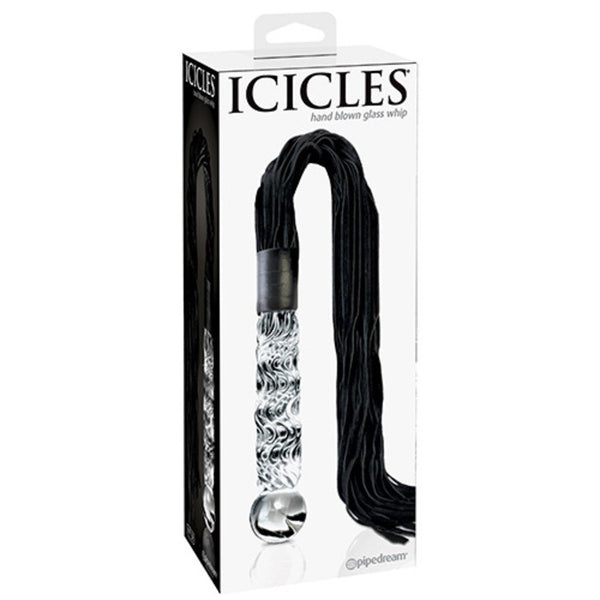 Fallo Glass dildo con frusta icicles