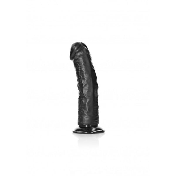 Fallo grosso nero Dildo without Balls with Suction Cup - 6''/ 15,5 cm