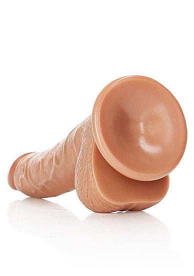 Fallo realistico caramello Dildo with Balls and Suction Cup - 7''/ 18 cm