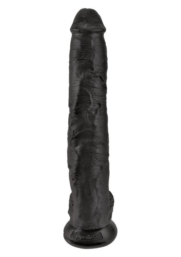 Fallo realistico con ventosa King Cock 14Inch With Balls nero