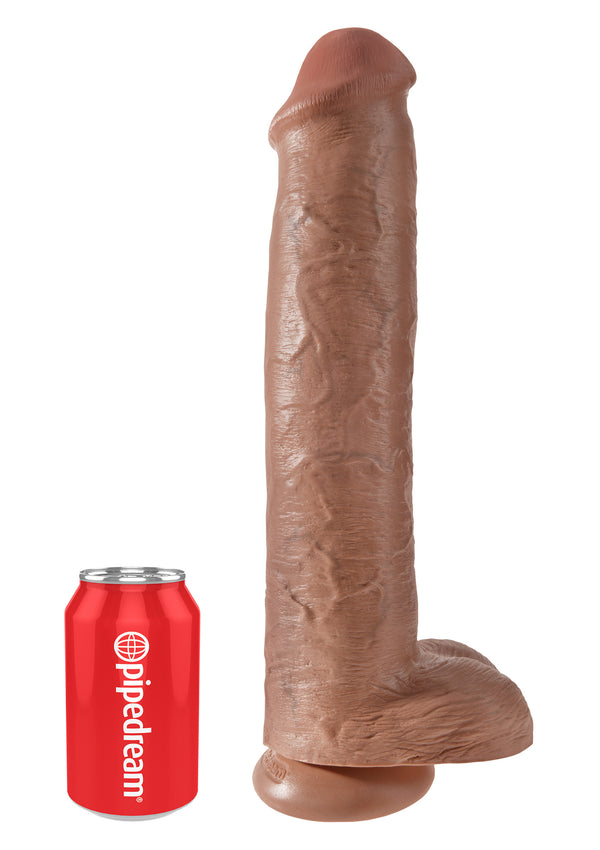 Fallo realistico con ventosa King Cock 15Inch With Balls