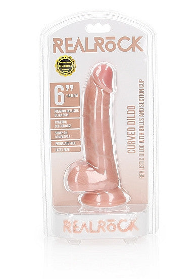 Fallo realistico Dildo with Balls and Suction Cup - 6''/ 15,5 cm carne chiaro