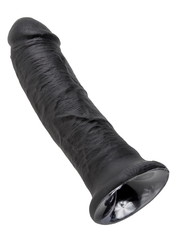 Fallo vaginale king cock realistico dildo vaginale con ventosa 8 Nero black