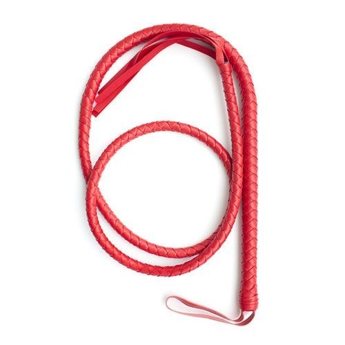 Frusta indy flog whip red  frustino bondage sexy rosso fetish harness mistress