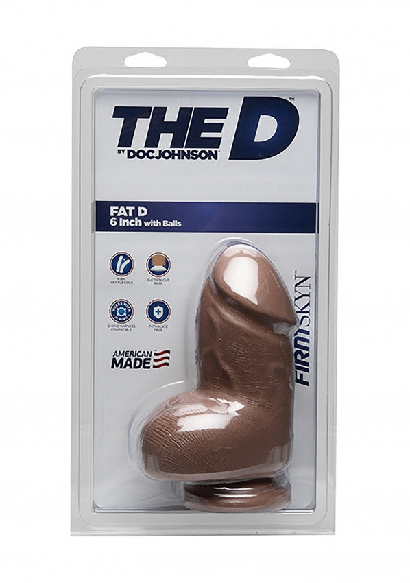 Pene realistico grosso Fat D + Balls FIRMSKYN -