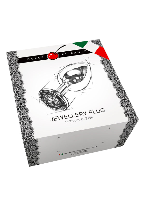 Plug anale con pietra Jewellery Silicone Small