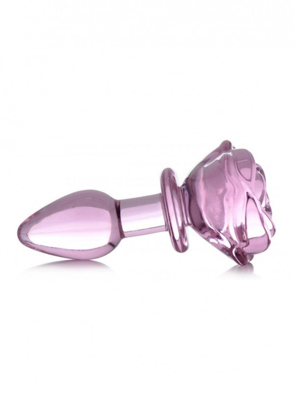 Plug in vetro Glass Small Anal Plug - Pink Rose