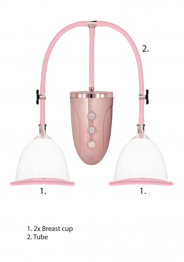 Pompa per seno Automatic Rechargeable Breast Pump Set - Large - Pink