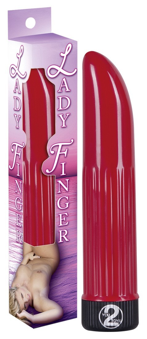 Vibratore Classico Ladyfinger red