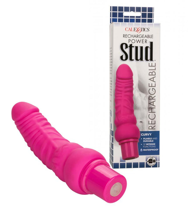 Vibratore curvo rosa Rechargeable Stud Curvy