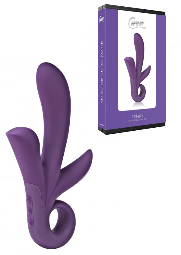 Vibratore doppio vaginale stimolatore clitoride in silicone dildo fallo vibrante