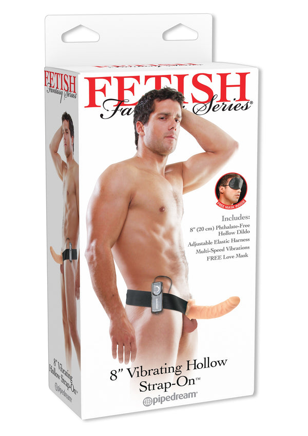 Vibratore indossabile 8 Inch Vibr. Hollow Strap-On Fetish Fantasy series