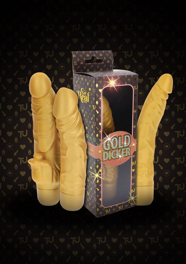 Vibratore oro Gold Dicker Stim Vibrator