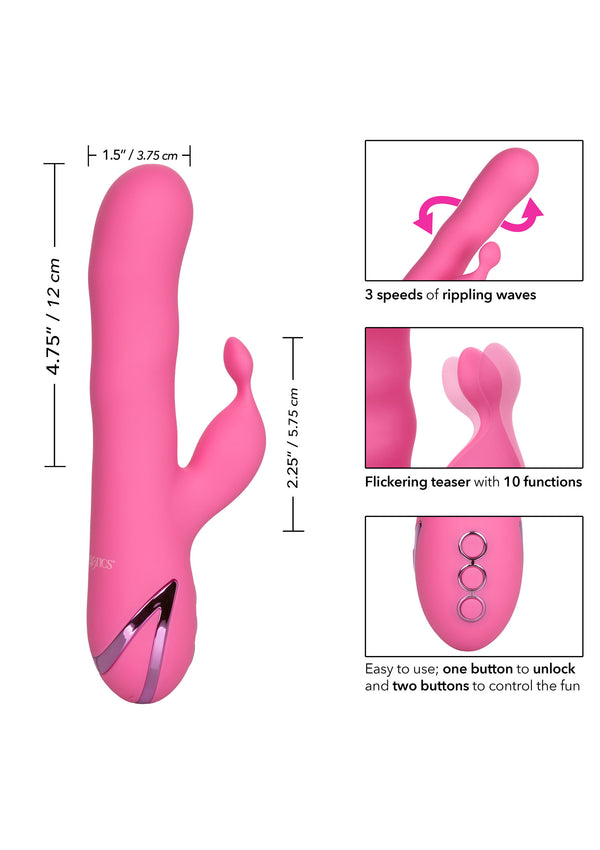 Vibratore rabbit in silicone realistico Santa Barbara Surfer