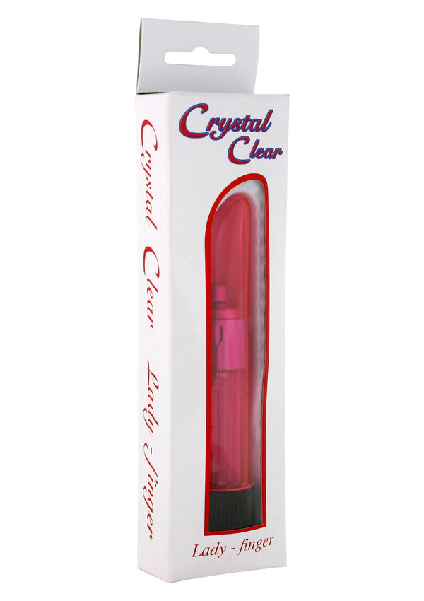 Vibratore vaginale classico Crystal Ladyfinger Vibrator