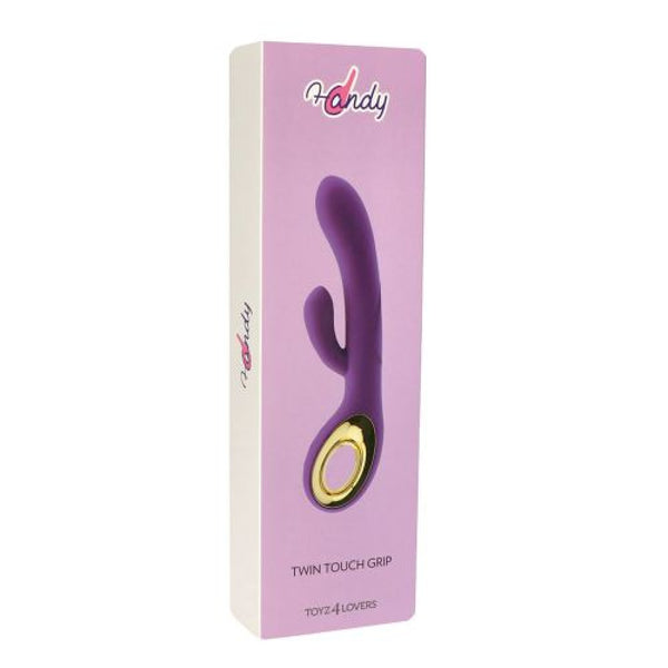 Vibratore vaginale doppio rabbit dildo vibrante con stimolatore vaginale in silicone impermeabile