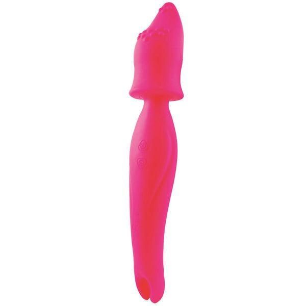 Vibratore wand TREASURE ILLINOISS WAND DUO SILICONE ROSA